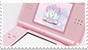 pink NintendoDS stamp